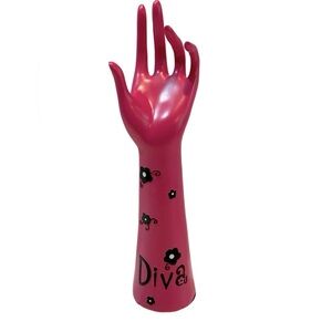 Tall DIVA Flower Mannequin‎ Hand Jewelry Display in Pink